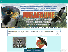 Tablet Screenshot of jurafaune.com